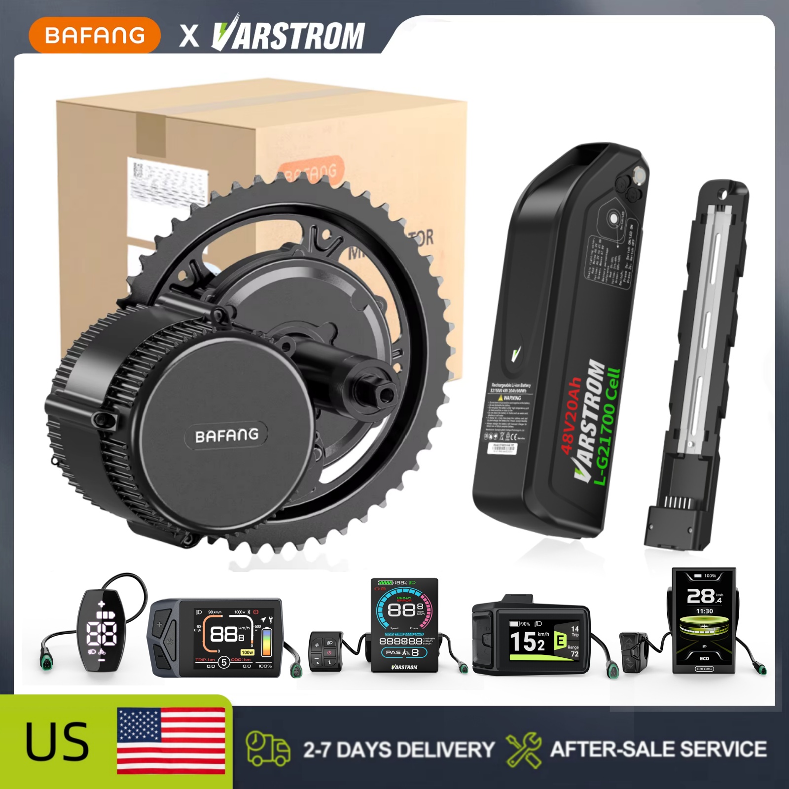 [Stock US] Kits de conversion  - Side Hung Mid Drive Motor Kit avis et prix
